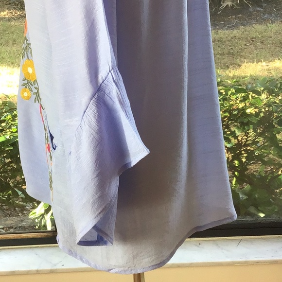 FSL+ apparel Boho Embroidered Top Size M - Picture 3 of 6